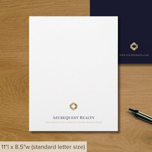 Business Logo Elegant Luxury Letterhead