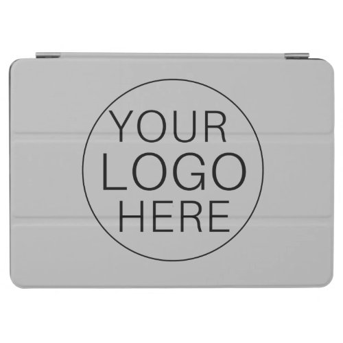 Business Logo  Elegant Modern Gray Professional  iPad Air Cover