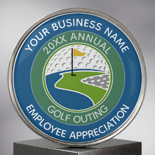 Business Logo Employee Appreciation Golf Event Ball Marker