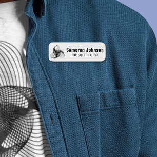 Business logo Employee Magnetic badge Name tag