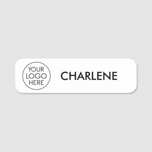 Business Logo  Employee Name Tag
