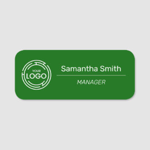 Business Logo Employee Name Tag