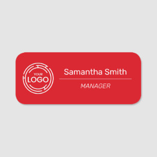 Business Logo Employee Name Tag