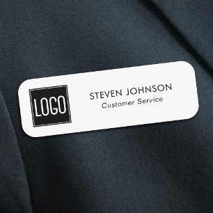 Business Logo Employee Name Tag