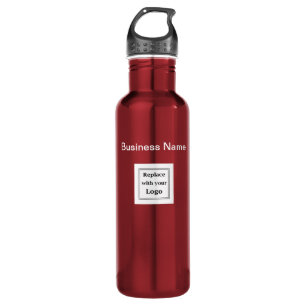 Business Logo Employee Swag Stainless Steel Water Bottle