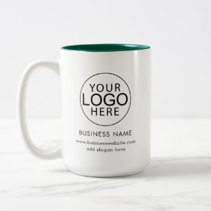 Business Logo Employees Event Custom Two-Tone Coffee Mug