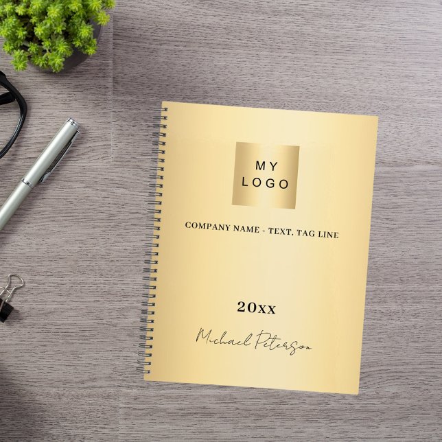 Business logo gold elegant name script 2026 planner (Creator Uploaded)