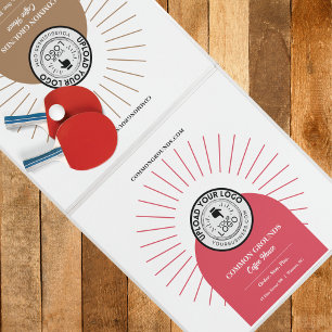 Business Logo Graphic Branded Beer Pong Table