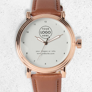 Business Logo Gray Modern Minimalist Corporate Watch