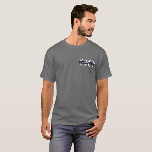 Business Logo Gray T_Shirt