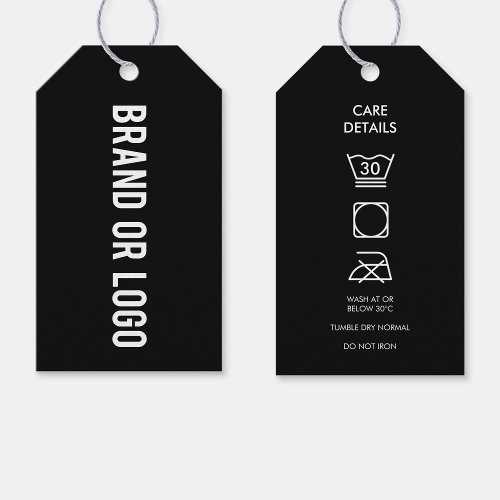 Business Logo Hang Tag Clothing Swing Care Details
