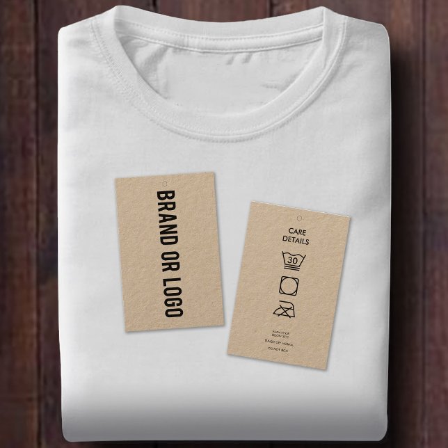 Business Logo Hang Tag Clothing Swing Care Details (Creator Uploaded)