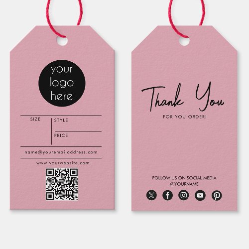 Business Logo Hang Tag Price Clothing Swing Tags 