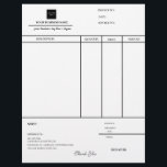 Business Logo  Invoice Letterhead<br><div class="desc">Business Logo Invoice Letterhead features simple billing format  and logo template.A perfect professional  design for  contractor, small business & construction business .Easy to customize  .Please click on the personalize button to customize it with your text & logo.Kindly visit my store " loveyouart"  for other or similar designs .</div>