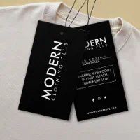 design luxury hang tag, neck label and clothing label