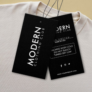 Business Logo Label Clothing Hang Tag