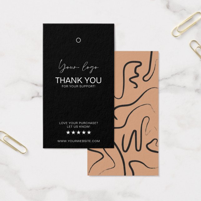 Business Logo Label Hang Tag Card (Office)