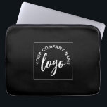 Business Logo  Laptop Sleeve<br><div class="desc">Modern business logo laptop sleeve. Add your own logo in this space. Personal or business logo. Great company swag for your employees to present a professional branded image.</div>