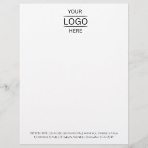 Business Logo Letterhead Company Branded Letter