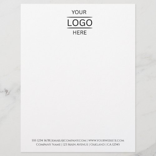 Business Logo Letterhead | Company Branded Letter