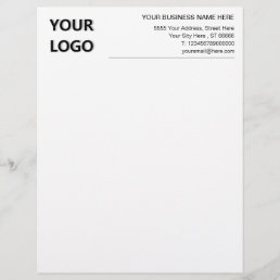 Business Logo Letterhead Name Address Phone E-mail