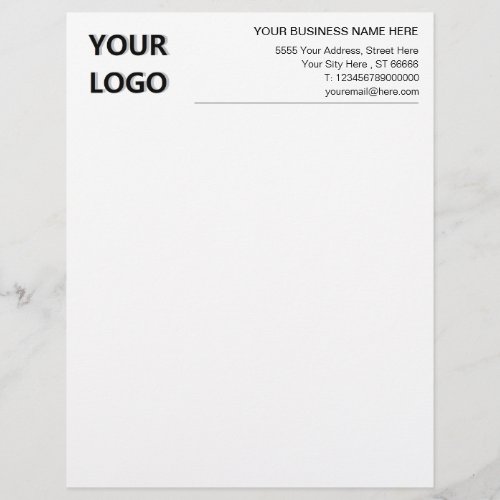 Business Logo Letterhead Name Address Phone E_mail