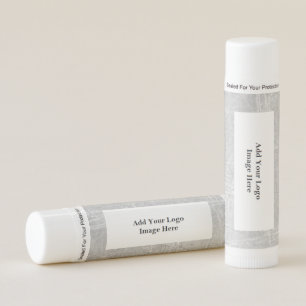 Business Logo Lip Balms Gray