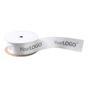 Business Logo Long Format White Ribbon