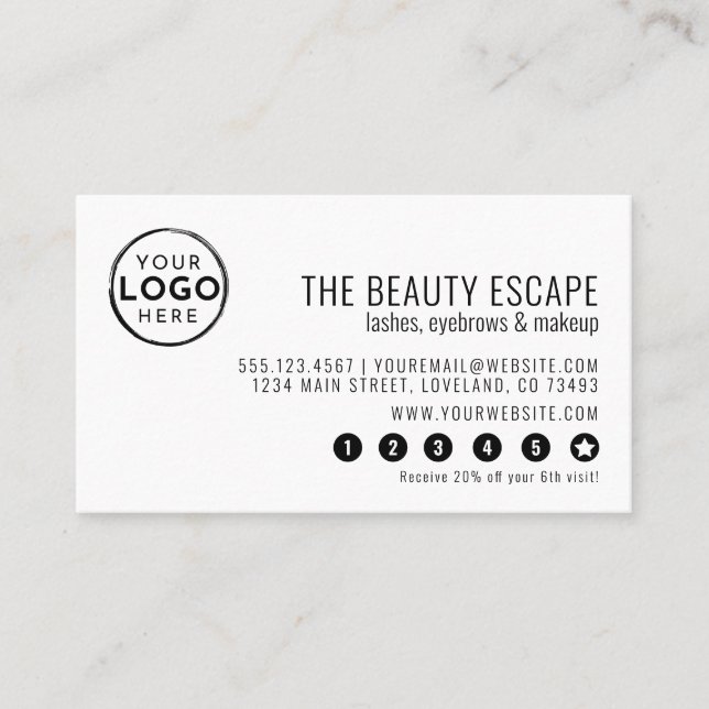 Business Logo Loyalty Card (Front)