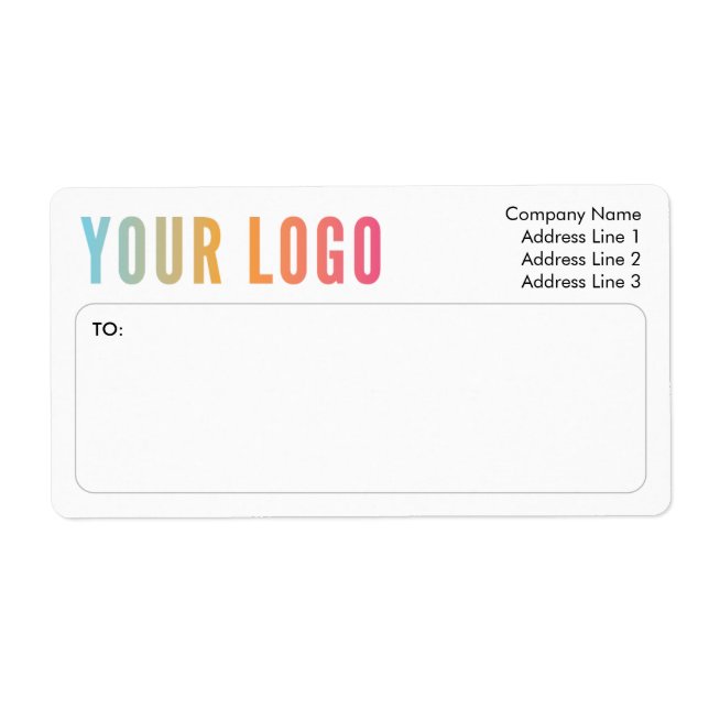 Business Logo Mailing Shipping Labels (Front)