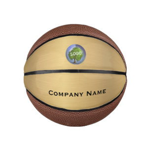 Business Logo Mini Gold Mini Basketball