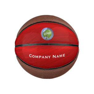 Business Logo Mini Red Mini Basketball