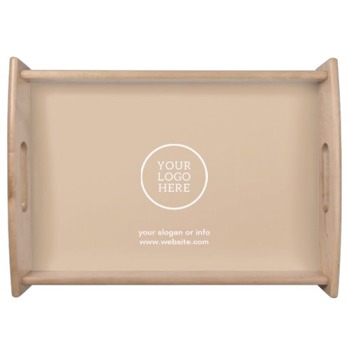 Business Logo Minimal Business Corporate Serving Tray