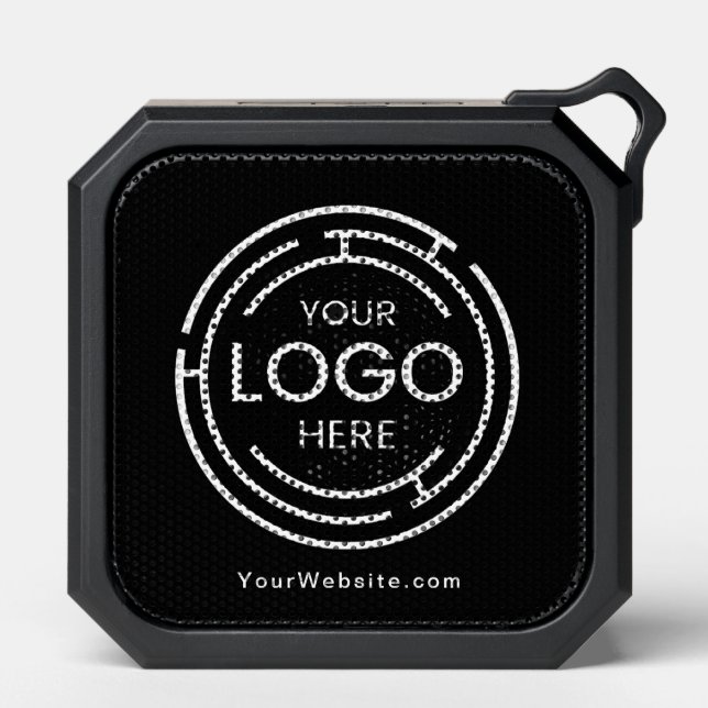Business Logo Minimalist Bluetooth Speaker (Front)