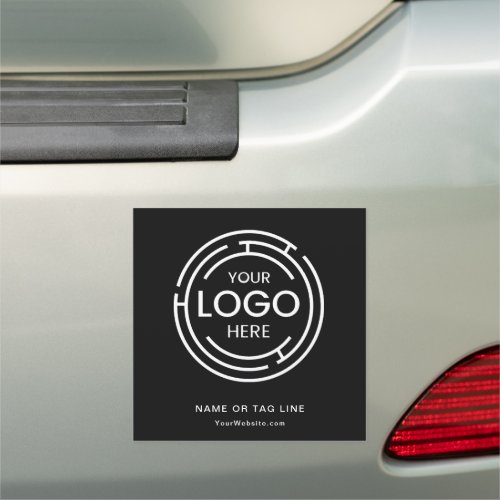 Business Logo Minimalist Car Magnet