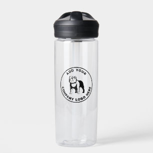 Business Logo Minimalist Employees Custom Water Bottle