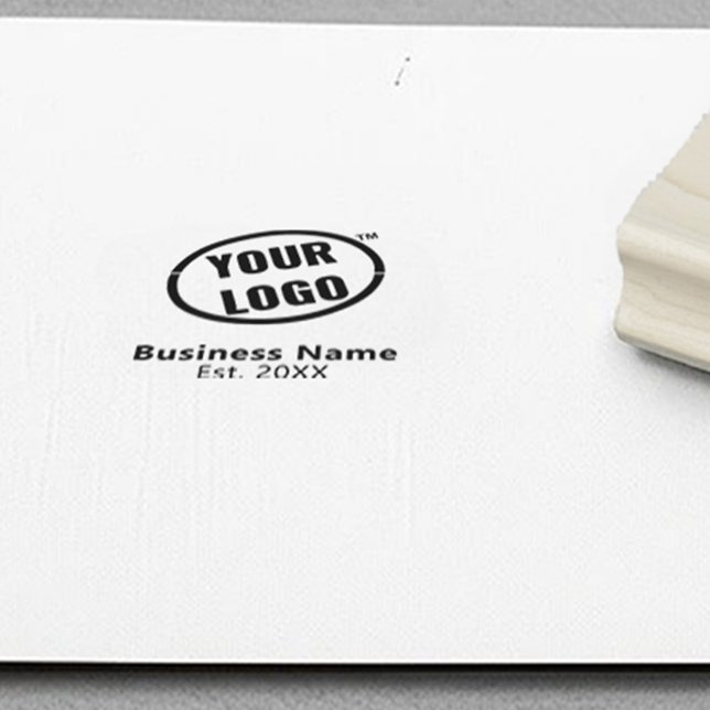 Business Logo Minimalist Professional Promotional  Rubber Stamp (Creator Uploaded)