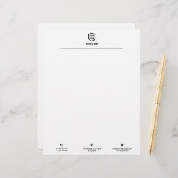 Business Logo | Minimalist Simple Clean Letterhead