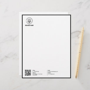 Business Logo Minimalist Simple Clean Letterhead