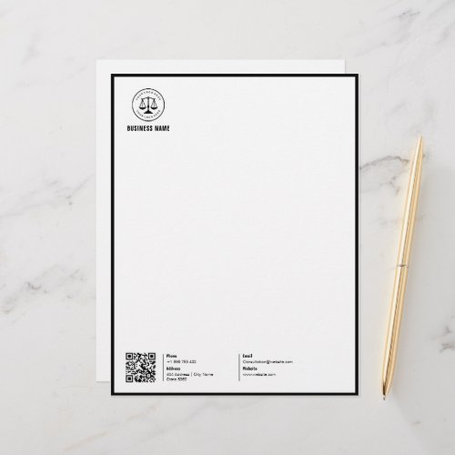 Business Logo  Minimalist Simple Clean  Letterhead