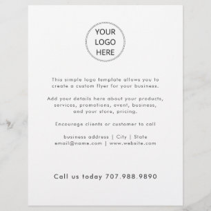 Business Logo Minimalist Simple Flyer