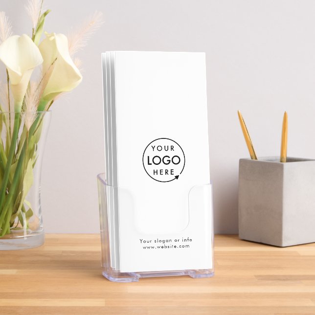 Business Logo Minimalist Simple Trifold Brochures (Insitu)