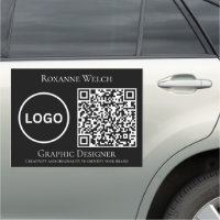 Business Logo Modern Black and White