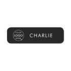 Business Logo | Modern Black Employee Staff