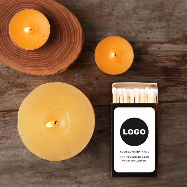 Business Logo Modern Company Corporate Promotional Matchboxes (Business Logo Modern Company Corporate Promotional Matchboxes)