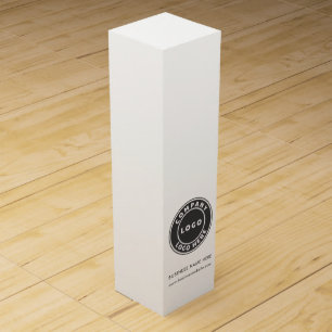 Business Logo Modern Company Employee Promotional Wine Box