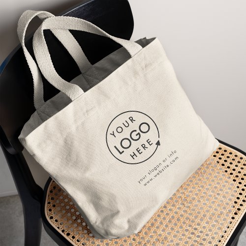 Business Logo  Modern Company Promotional Large Tote Bag