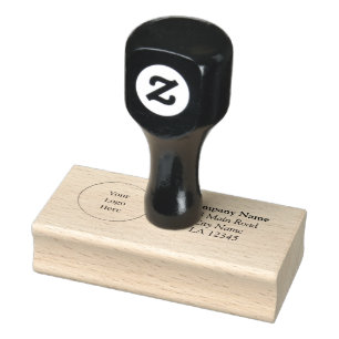 Business Logo Modern Company Template Rubber Stamp