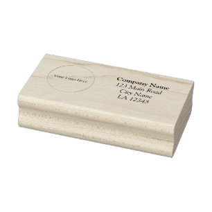 Business Logo Modern Company Template Rubber Stamp