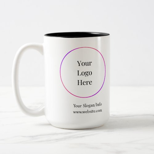 Business Logo  Modern Company Template Two_Tone Coffee Mug